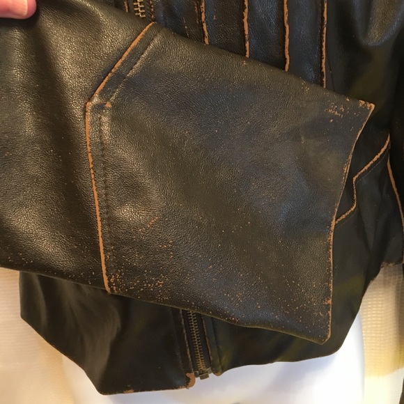 Jou Jou womans large faux leather jacket - Picture 4 of 8